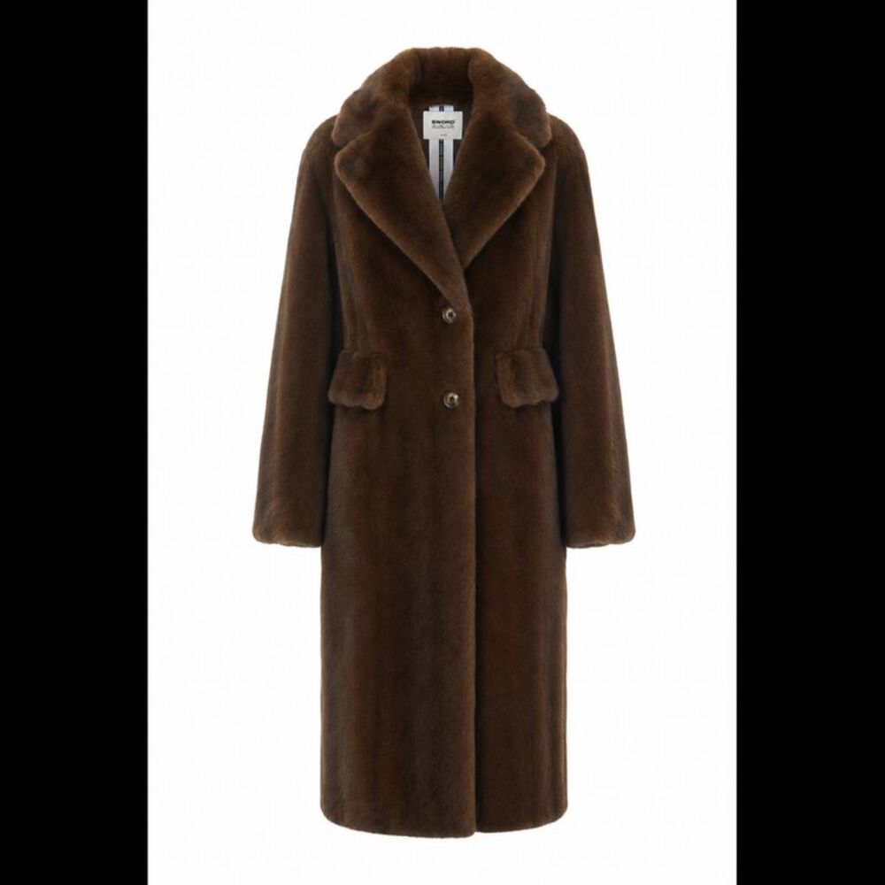 Sword Women Faux Fur Coat